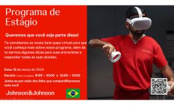 Johnson & Johnson – Convite para bate-papo virtual – Programa de estagiários